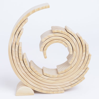 Stor stable-regnbue - naturlig tre